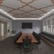 Ekena Millwork 66 56W x 66 56H x 38T Large May Decorative Fretwork Wood Ceiling Panels, Cherry CELW67X67X0375MAYCH - alternate 8
